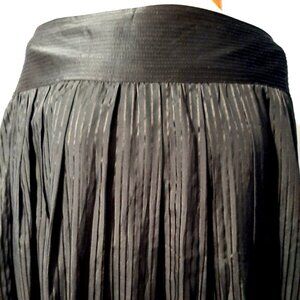 Talbots European Folk Peasant Skirt / Silk - Cotton / Blue Indigo Sz 14 NWT $79